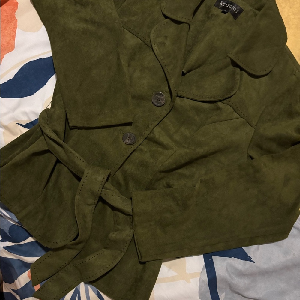 Studio Dark Green Women's Blazer